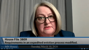 A picture of a woman speaking